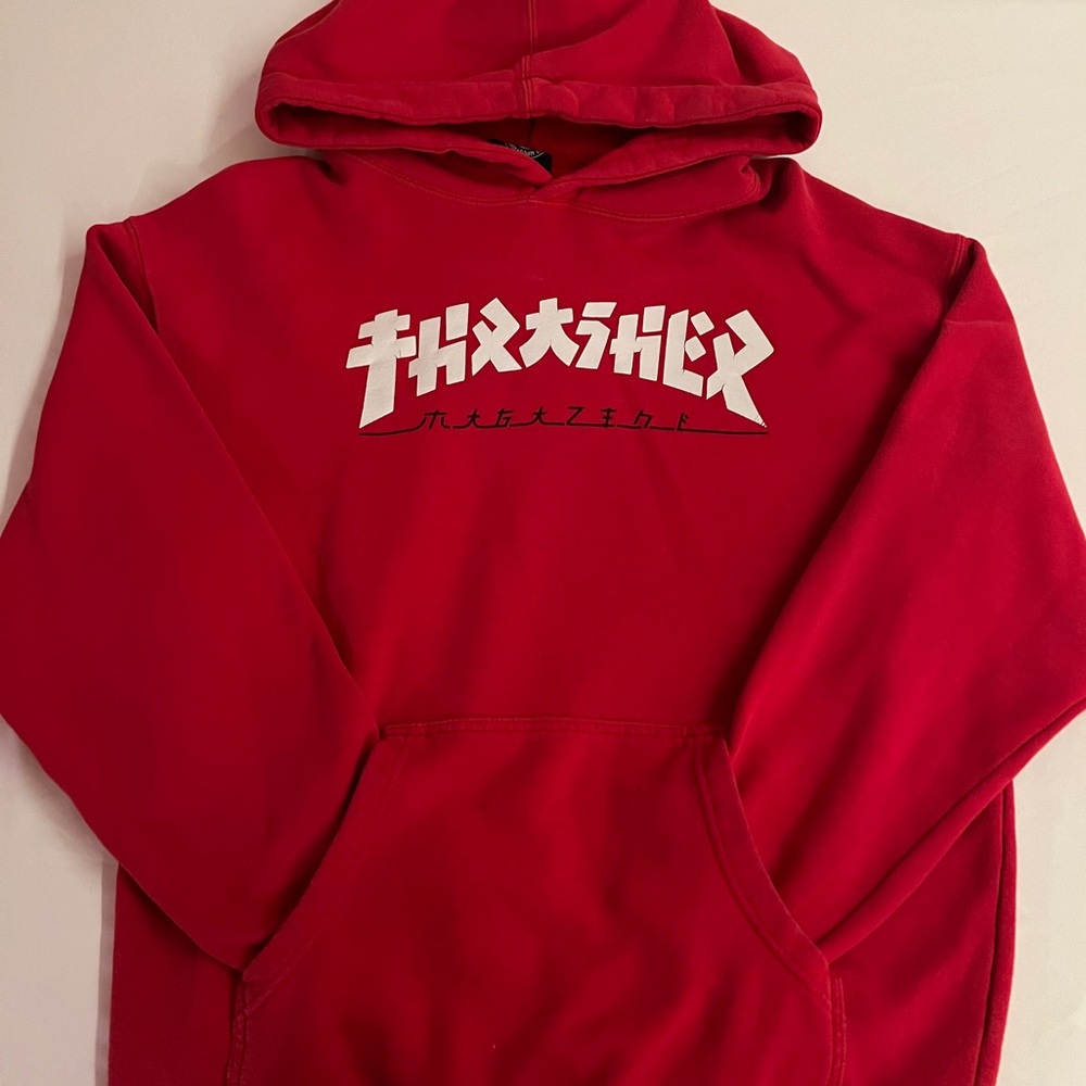 Men’s Red Thrasher Hoodie